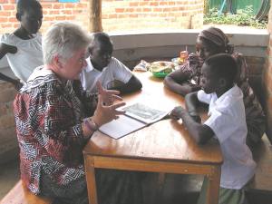 Carole Peccorini and Evaline, Uganda